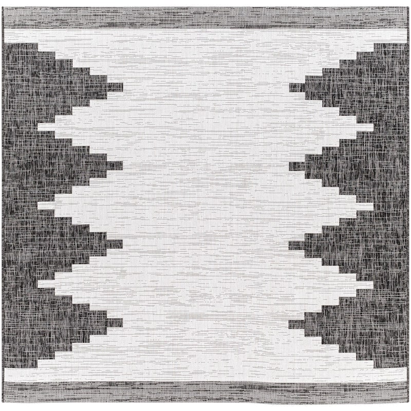 Livabliss Eagean Bohemian Diamond Indoor / OutdoorArea Rug