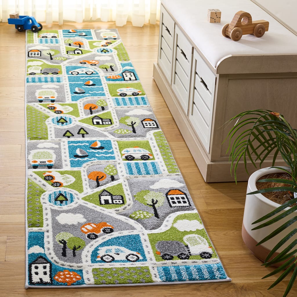 SAFAVIEH Carousel Kids Lumnie Neighborhood Rug