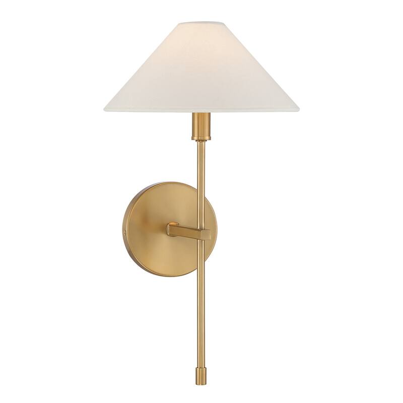 Savoy House 9-6608-1 Avon 18" Tall Bathroom Sconce - Warm Brass