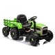 preview thumbnail 28 of 34, 200w*2motor, 24V Electric Tractor Toy with Trailer Green