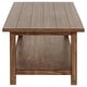preview thumbnail 13 of 19, Payne Wood Coffee Table with Shelf - 47.25'' x 24.00'' x 18.25''