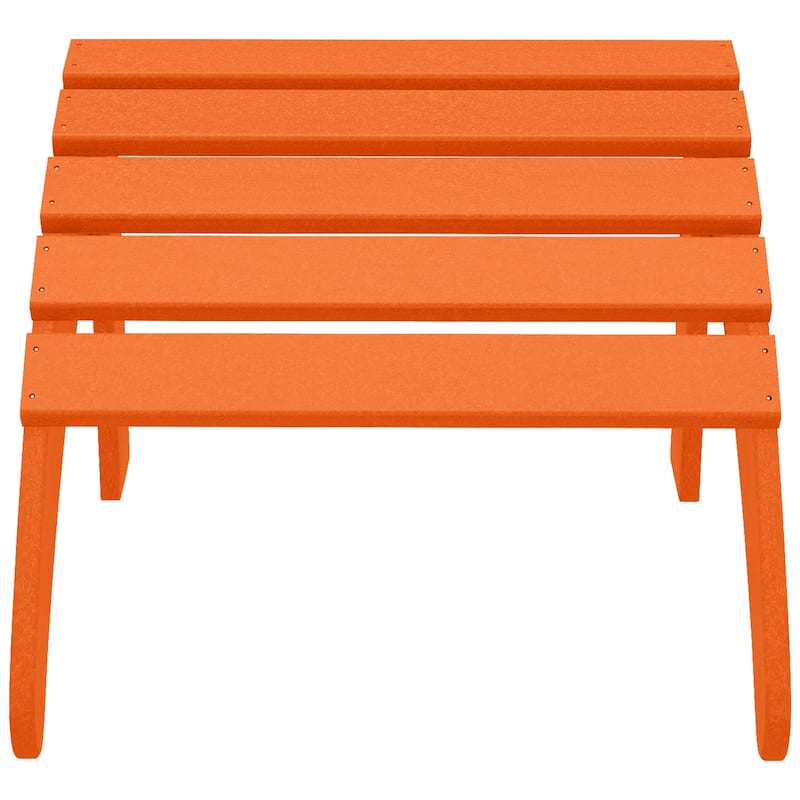 Aderson Outdoor Poly Adirondack Chair with Ottoman