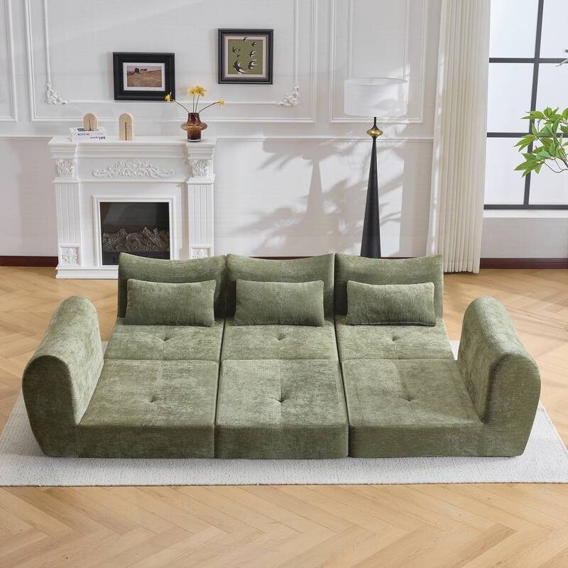 Modular Cloud Sofa, Convertible Folding Sofa Bed
