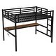 preview thumbnail 7 of 12, Metal TwinXL/Full Size Loft Bed with Power Outlet and LED Lighted, Noise Reduced