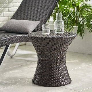 Adriana PE Wicker Outdoor Side Table