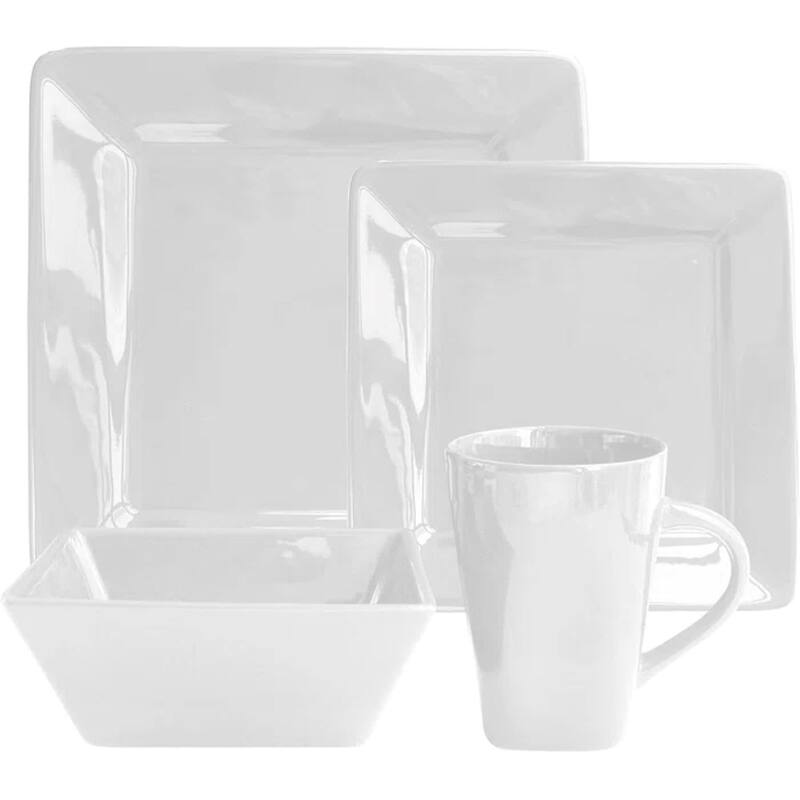 Kingsley White 16 Pc Dinner Set