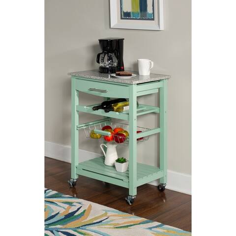 Jake Compact Mobile Rolling Kitchen Cart