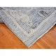 preview thumbnail 8 of 10, Hand Knotted Blue Transitional with Wool & Silk Oriental Rug (10'3" x 14'3") - 10'3" x 14'3"