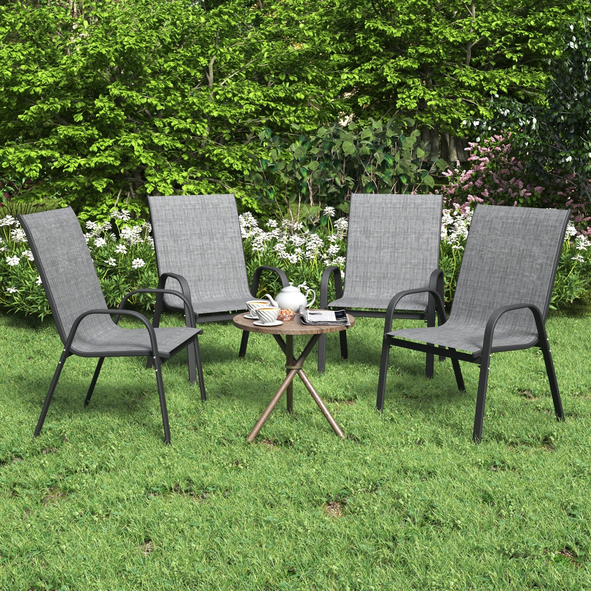 人気提案 Pizzello-Patio-Dining-Chairs- ダイニングチェア