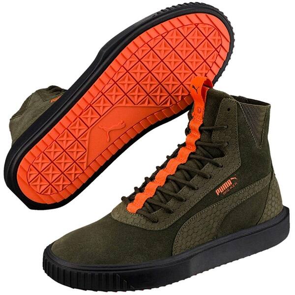 Shop Puma Mens Breaker Fabric Hight Top Lace Up Fashion Sneakers