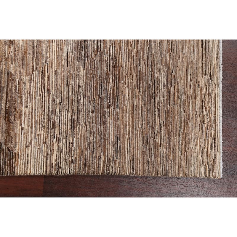 Contemporary Gabbeh Kashkoli Area Rug Wool Hand-knotted Foyer Carpet - 4'9" x 6'8"