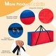 preview thumbnail 6 of 7, Costway Giant 4 in A Row Connect Game Carry & Storage Bag for Life - See Details