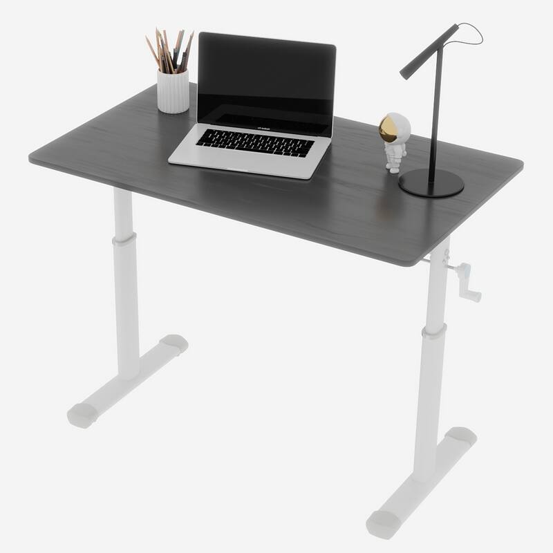 GDFStudio - 39.37"W Ergonomic Adjustable Computer Desk