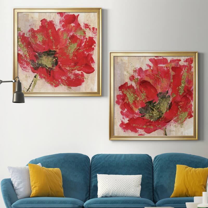 Red Infusion I Premium Framed Canvas - Ready to Hang