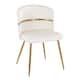 Option White Faux Leather