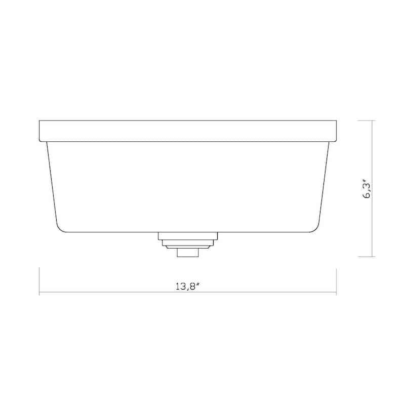 Bellevue Paula 3 Light 14" Wide Flush Mount Drum Ceiling Fixture