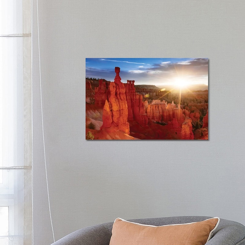 iCanvas "Sunrise, Thor's Hammer, Bryce Canyon National Park, Utah, USA" by Matteo Colombo Canvas Print - 18x26x1.5