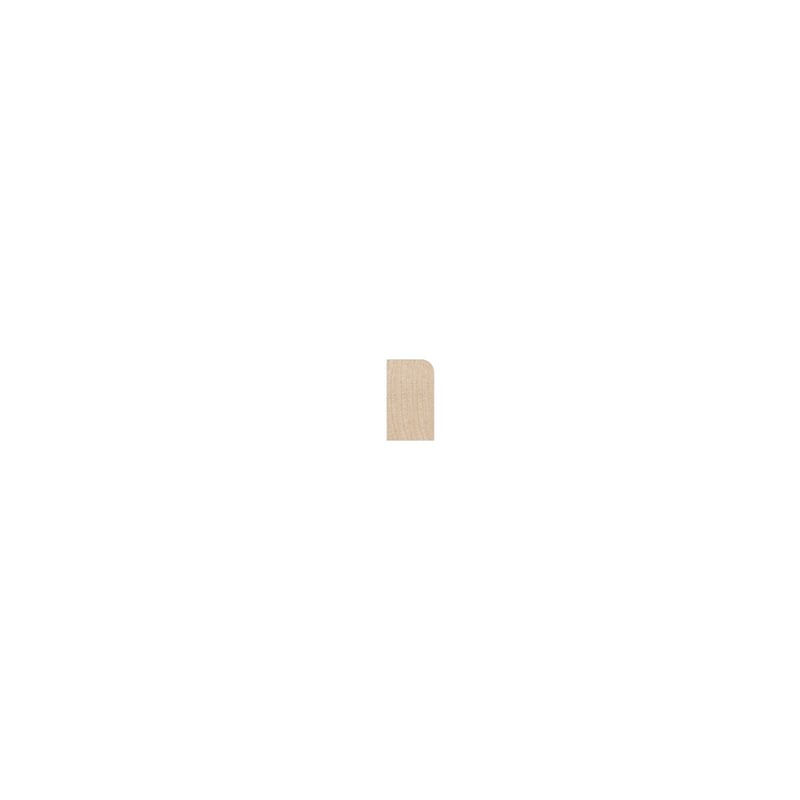 WM52: 7/16-in D x 3/4-in W x 96-in L Americraft Solid Hardwood Stain Grade Shoe Moulding