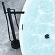 preview thumbnail 11 of 12, Altair Elbow 67" x 32" Flatbottom Freestanding Acrylic Soaking Bathtub in Glossy White