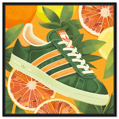 Citrus Sneaker Canvas by Art Remedy