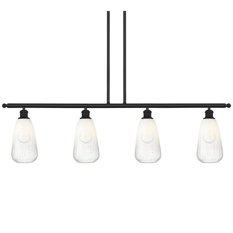 Innovations Lighting 516-4I-14-48 Brookhaven Almond Linear Brookhaven - Matte Black / Opal
