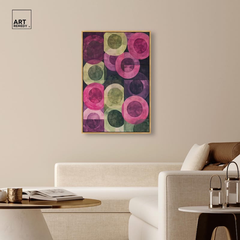Orbital Pattern Canvas by Art Remedy