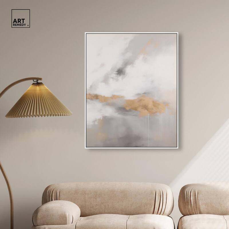 Fleeting Gold II Canvas by Art Remedy