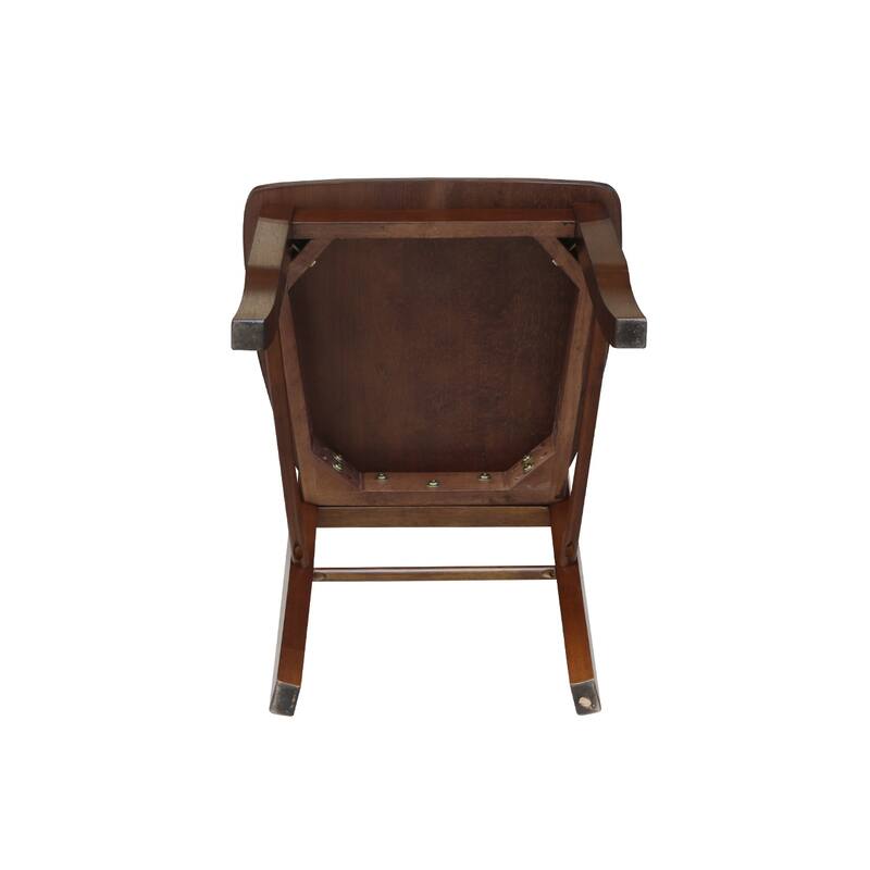 International Concepts Solid Wood Madrid Ladderback Chairs, Set of 2