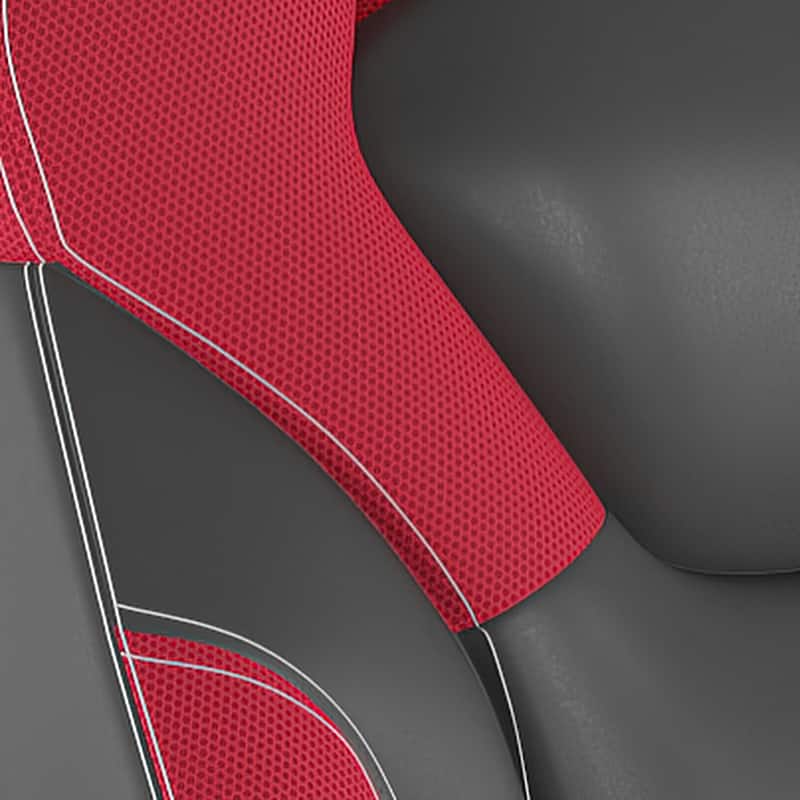 Office Gaming Chair with Skater Wheels & Flip Up Arms - LeatherSoft