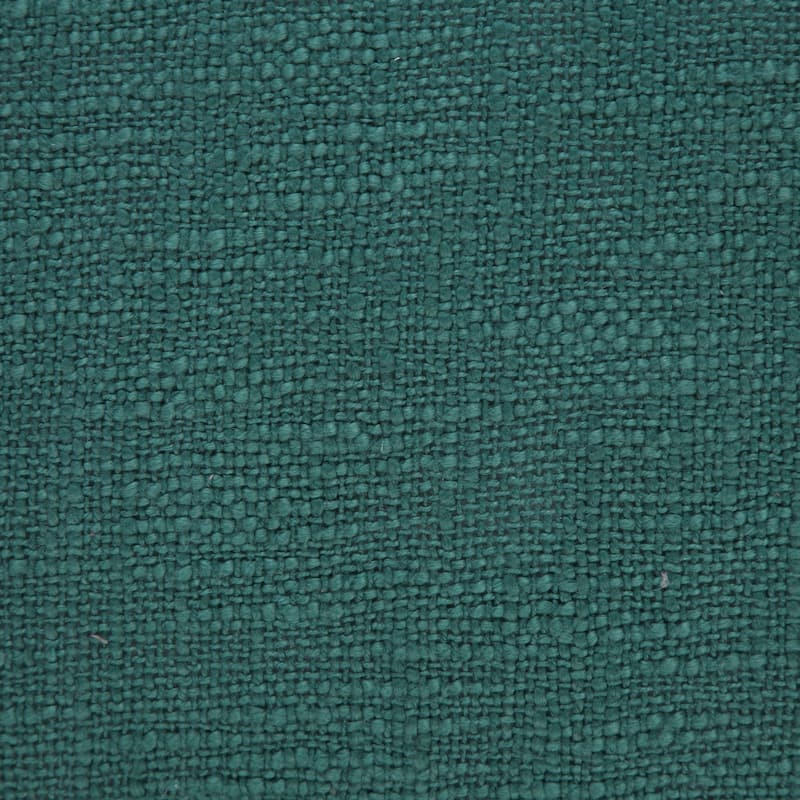 Hand Woven Square Throw Pillow with Tassels - 20" - Emerald Green