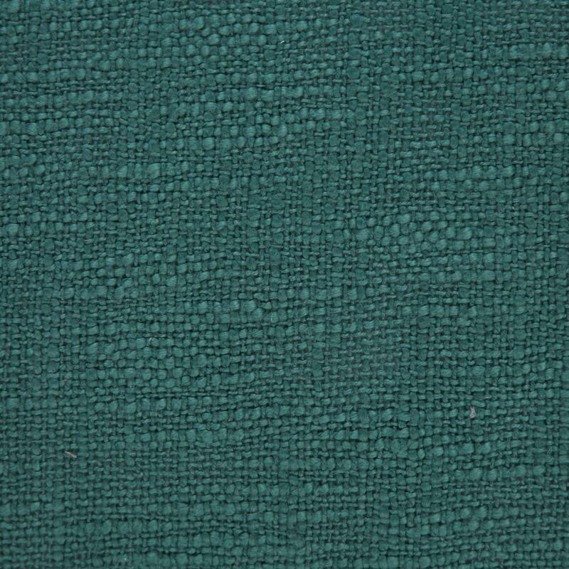 Handwoven Solid Square Cotton Throw Pillow Cover with Tassels - 20" - Green