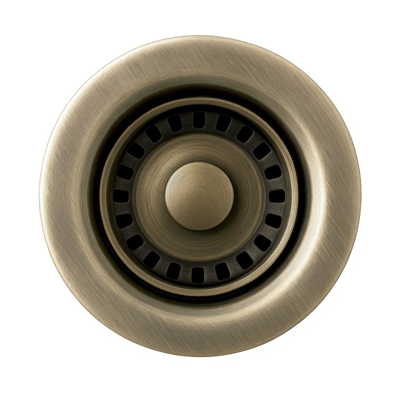 Whitehaus Collection 2" Basket Strainer - Antique Brass