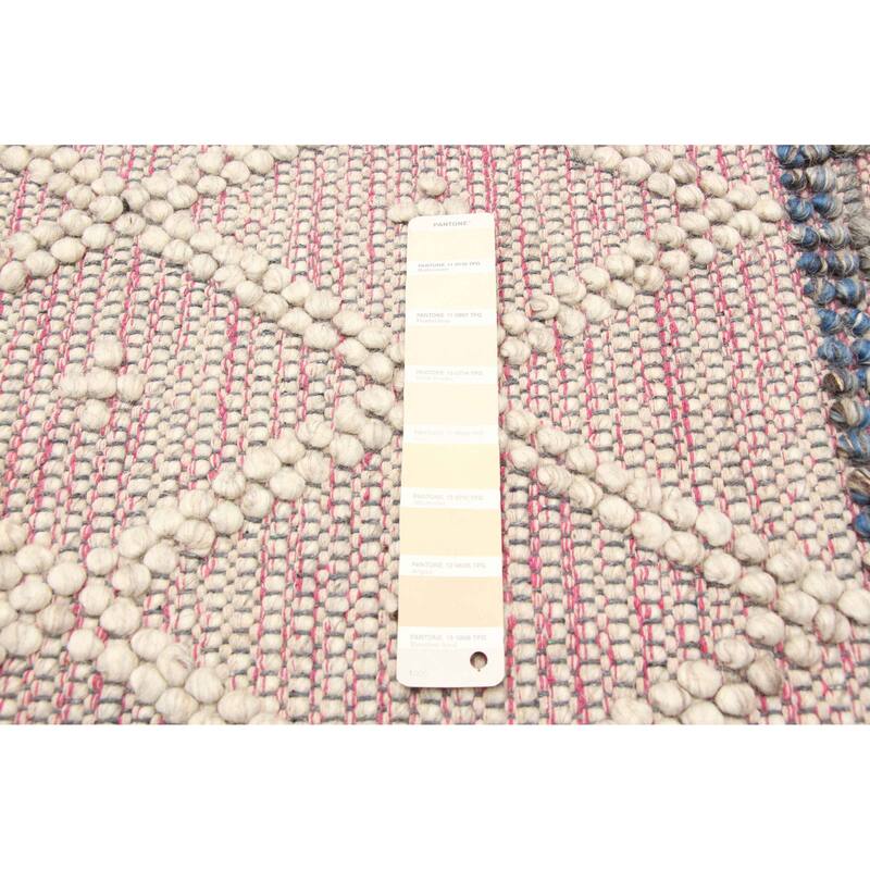 ECARPETGALLERY Braid weave Sienna Cream Wool Rug - 6'2 x 9'1