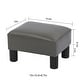 preview thumbnail 8 of 18, Adeco Small Rectangular Ottoman Modern PU Leather Footrest Stool Chair