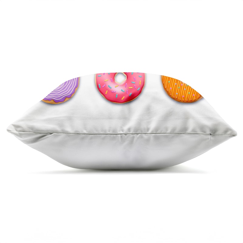 Stupell Colorful Mixed Donuts Printed Outdoor Throw Pillow Design by Marcus Prime