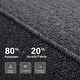 preview thumbnail 10 of 10, PURPLE LEAF Caesar U-Shaped Grey Outdoor Couch with 9.6" Thick for Yard Porch Deck Patio Conversation Sets