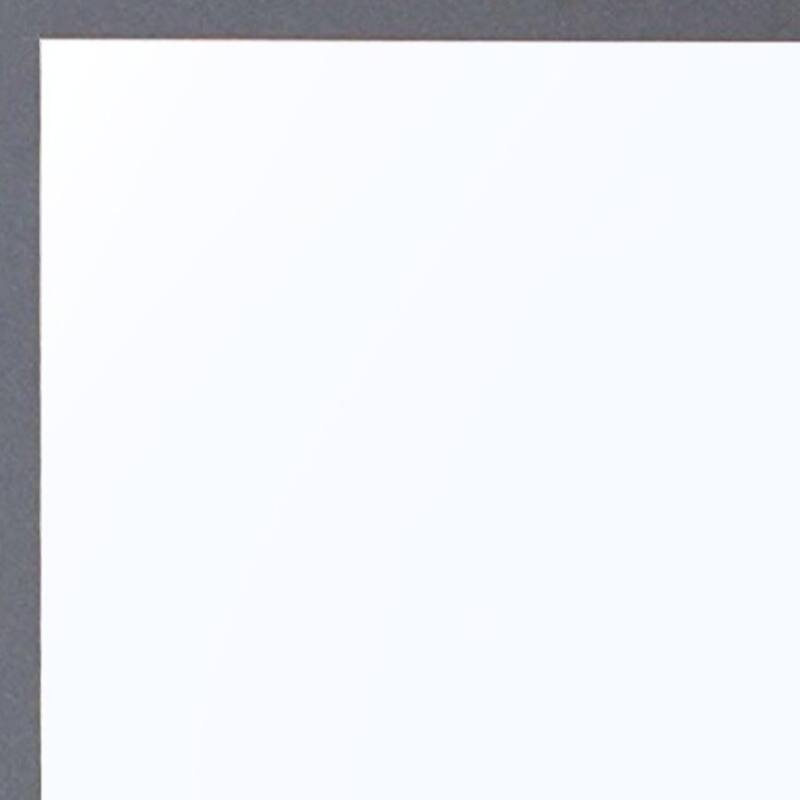 HomeRoots 11" x 14" Gray Solid Wood Hanging Picture Frame