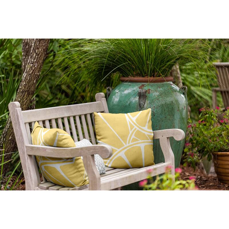 Fruit Wedges Indoor/Outdoor Throw Pillow