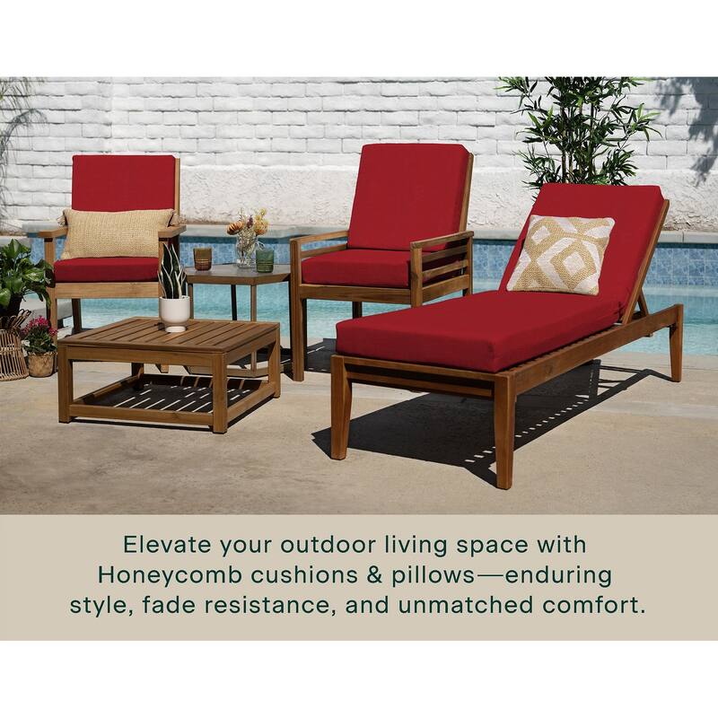 Outdoor Highback Dining Chair Cushion