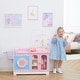 preview thumbnail 3 of 8, Olivia's Little World 6-in-1 Baby Doll Changing Station, Pink/Purple - 39.49" L x 10.98" W x 24.76" H
