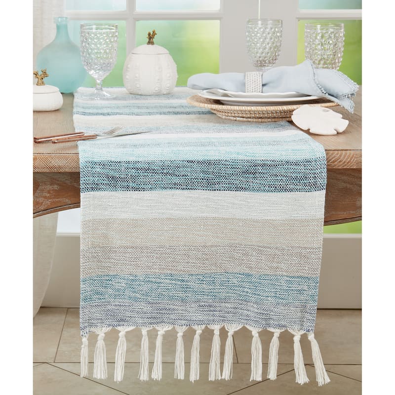 Table Runner with Striped Design