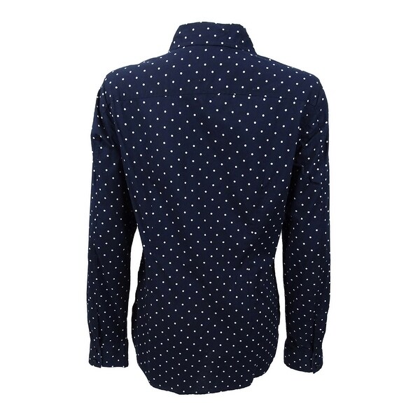 tommy hilfiger polka dot shirt