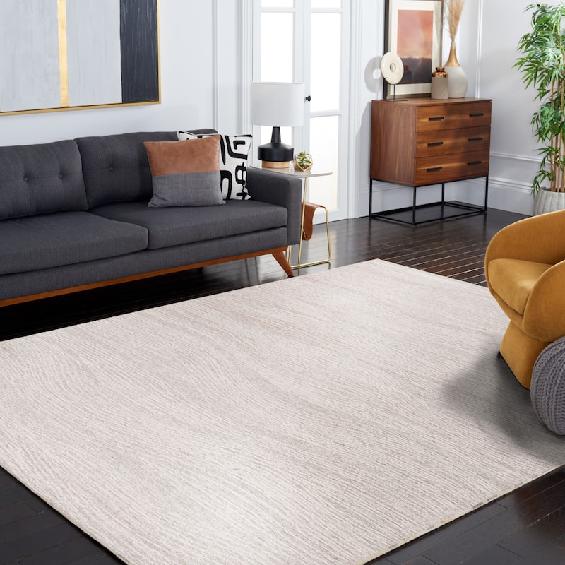 SAFAVIEH Handmade Metro Annarosa Modern Abstract Wool Rug