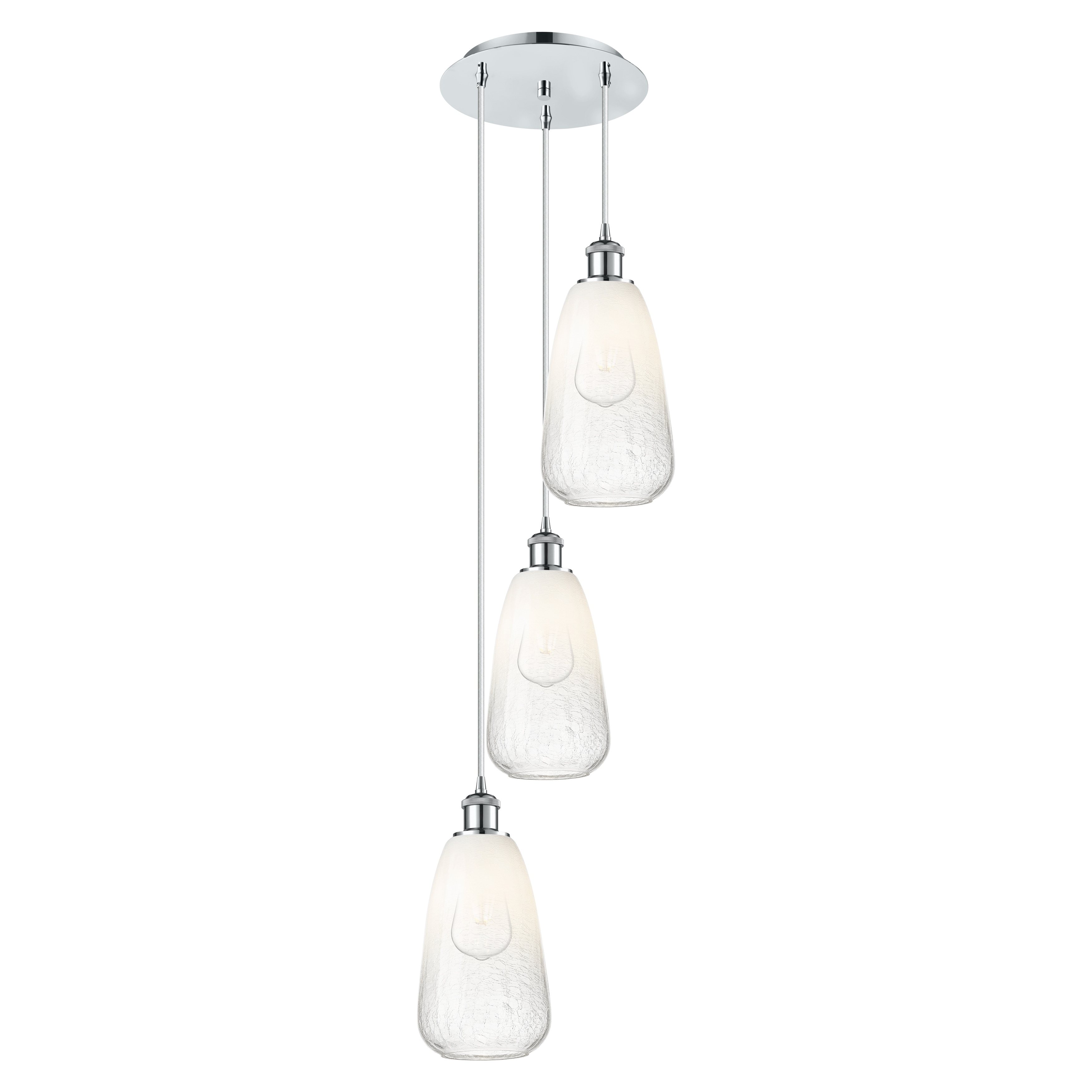Innovations Lighting Endless Possibilities Ballston - Brookhaven Almond - 3 Light 13" Cord Hung Multi Pendant