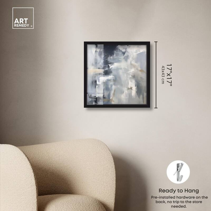 Contemplative Blues II Shadowbox by Art Remedy