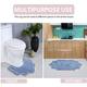 Home Weavers Allure Collection Absorbent Cotton, Machine Washable and Dry Bath Rugs