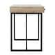 preview thumbnail 5 of 21, SAFAVIEH Hilton 21.65-Inch Metal drawer Desk, Rustic Brown and Black