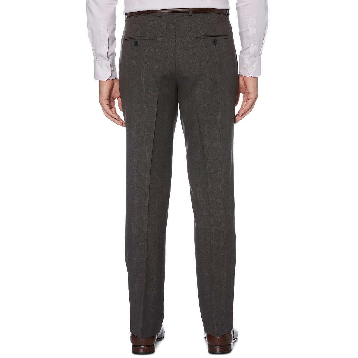 perry ellis modern fit dress pants Perry Ellis Men's Slim Fit Tech Suit Pants in Black, Size 30, Elastane/Polyester