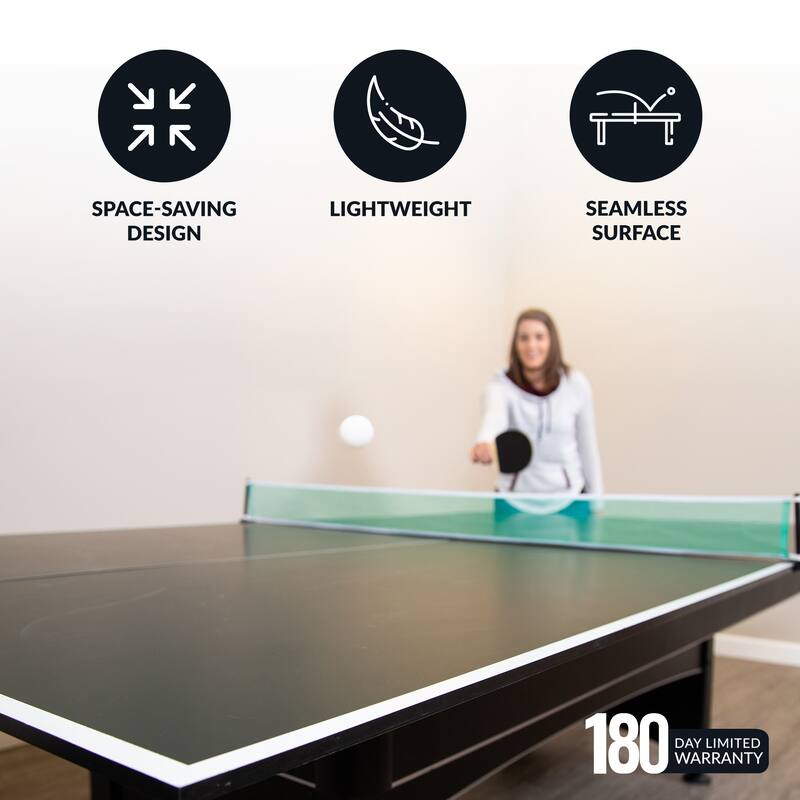 Hathaway Quick Set 12mm Table Tennis Conversion Top