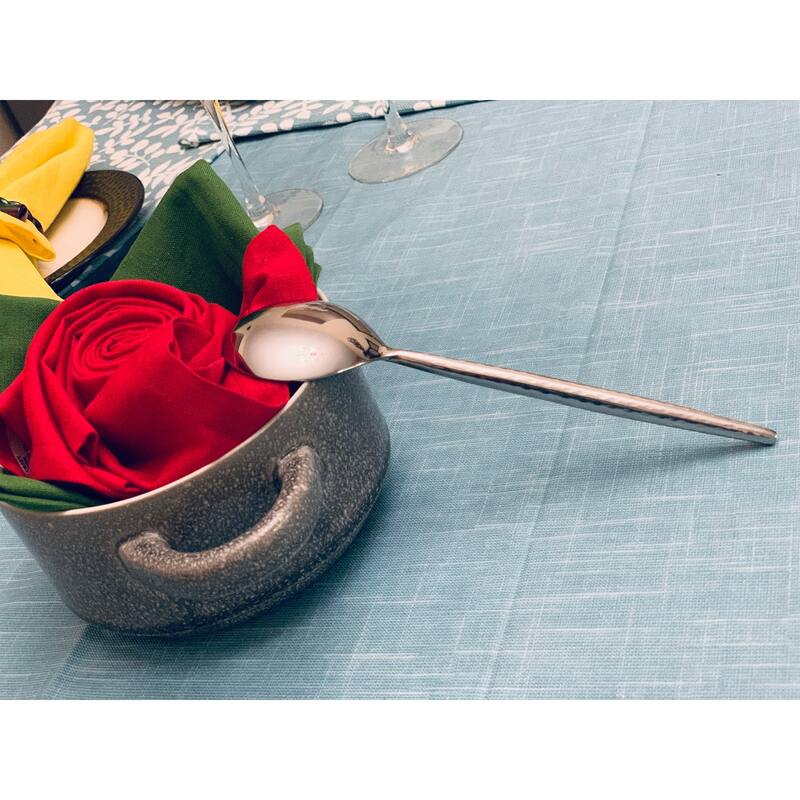 VIBHSA Stainless Steel Soup spoons 6 Pieces